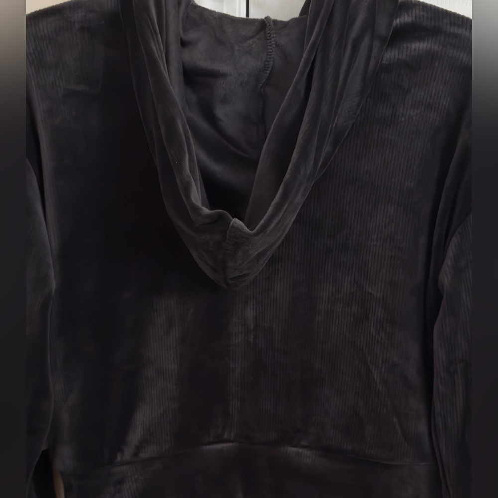 NWT No Boundaries Woman’s Soft Black Cropped Long Sleeve‎ Zip Up Jacket Size XS - Picture 8 of 8